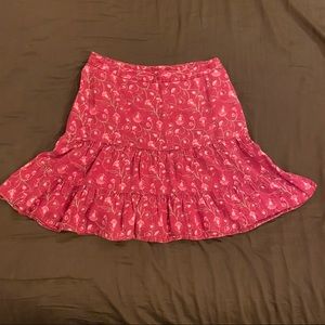 Gap Ruffled Floral Skirt